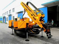 Máquina perforadora sobre orugas hidráulica multifuncional(YGL-100Q)